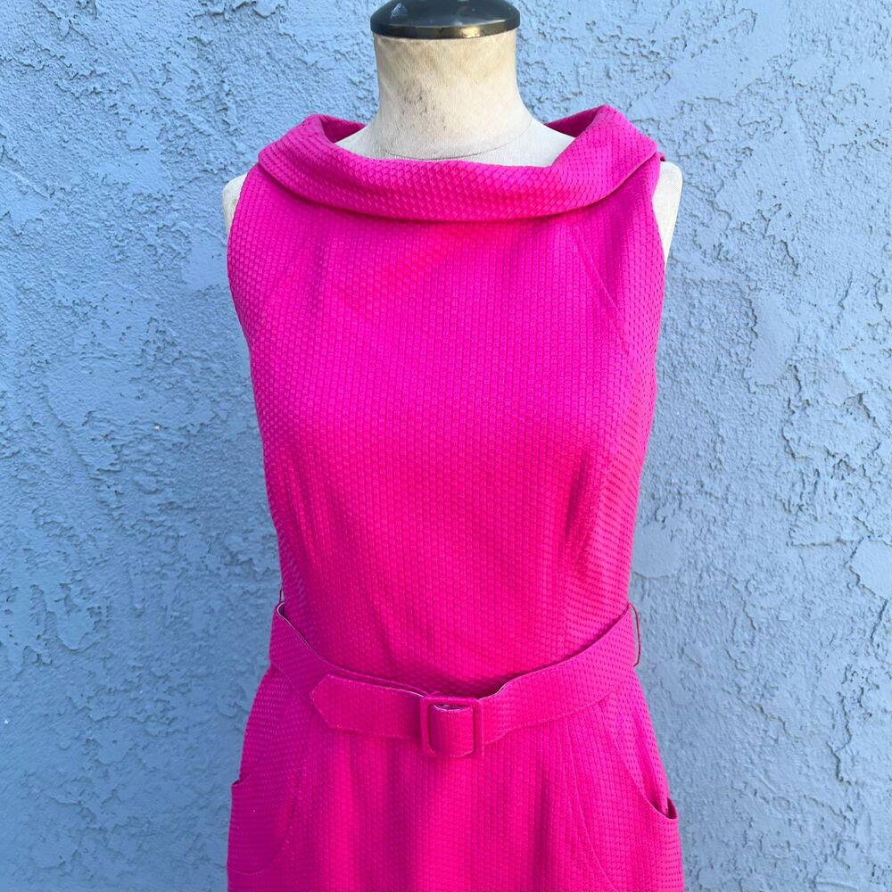 Vintage Pink Sheath dress Small Size 6